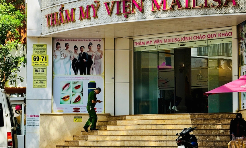 Công an xuất hiện tại hệ thống thẩm mỹ viện Mailisa nhiều tỉnh, thành