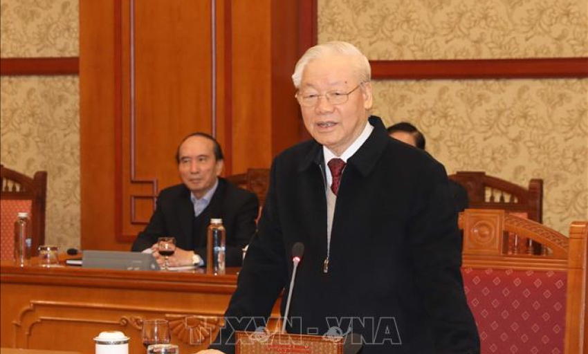 Tổng Bí thư Nguyễn Phú Trọng chủ trì họp Ban Bí thư