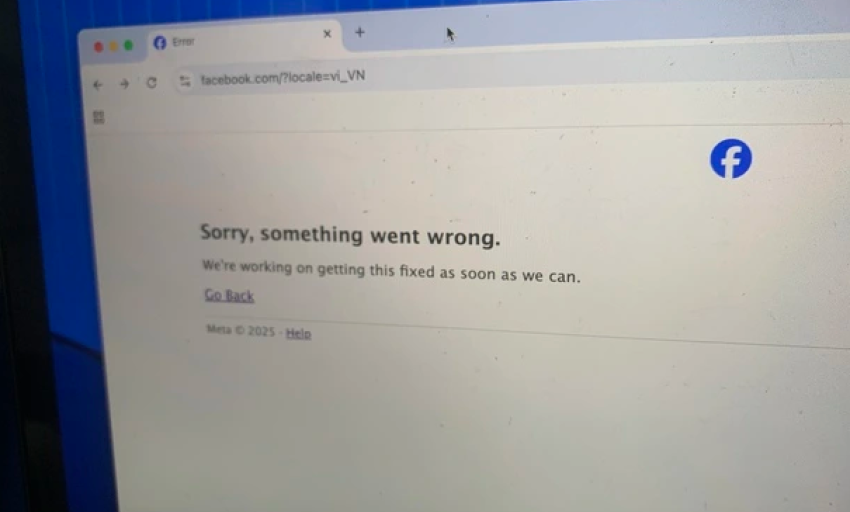 Facebook sập trên phạm vi toàn cầu