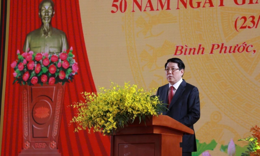 Chủ tịch nước Lương Cường dự Lễ kỷ niệm 50 năm Ngày giải phóng tỉnh Bình Phước