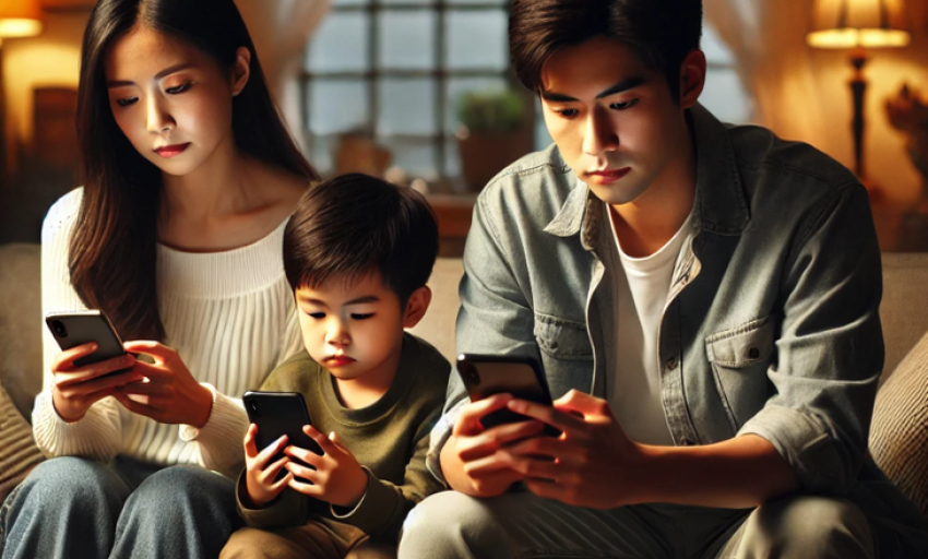 Người lớn nghiện lên mạng, làm sao dạy trẻ em?