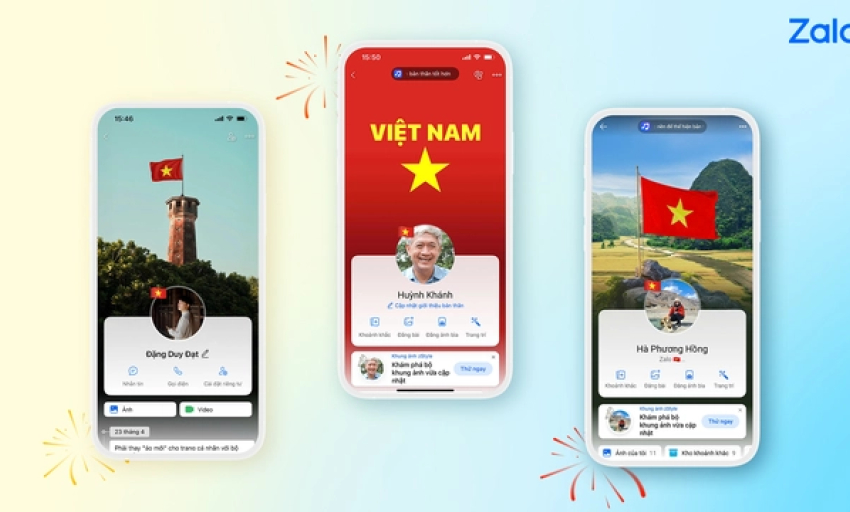 Cả triệu người dùng Zalo "treo cờ Tổ quốc" mừng Đại lễ 30-4