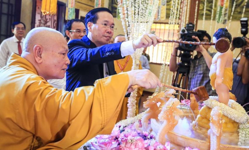 Chủ tịch nước: Phật giáo trăn trở với những lo toan của người dân