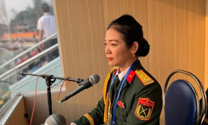 Những người thầm lặng kể chuyện trong lễ diễu binh, diễu hành ở Điện Biên Phủ