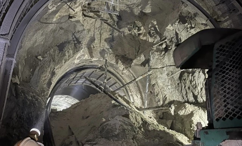 Phú Yên: Sạt lở tại hầm đường sắt Chí Thạnh trong lúc sửa chữa