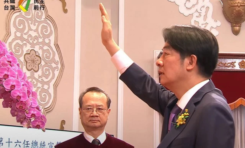 Tân lãnh đạo Đài Loan Lại Thanh Đức tuyên thệ nhậm chức