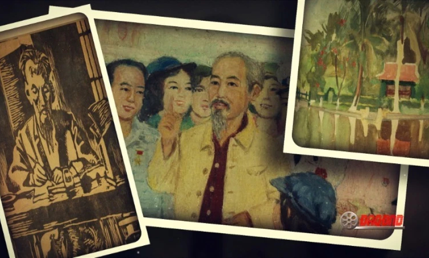Ấn tượng phim tài liệu về chân dung Chủ tịch Hồ Chí Minh trong trái tim họa sĩ