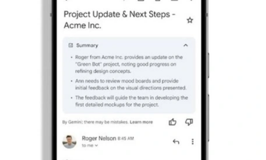 Người dùng Gmail hưởng lợi lớn nhờ AI