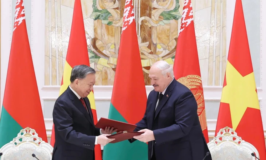 Thiết lập quan hệ Đối tác chiến lược Việt Nam - Belarus