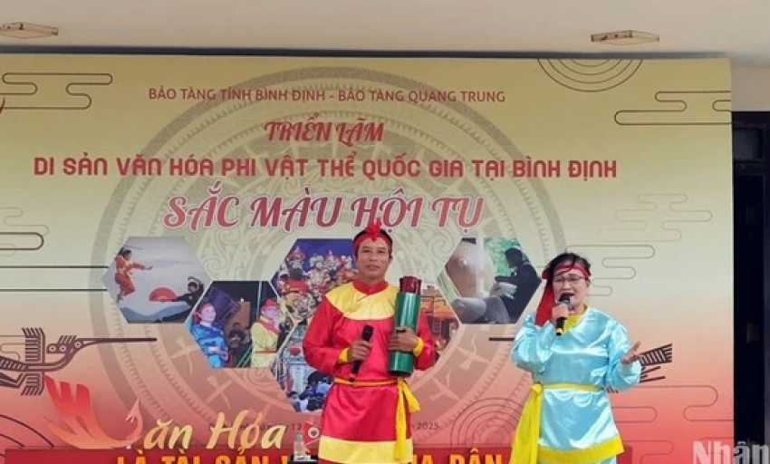 Triển lãm Di sản văn hóa phi vật thể quốc gia tại Bình Định
