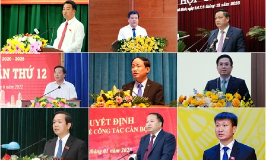 Các chủ tịch UBND tỉnh, thành mới sau sáp nhập