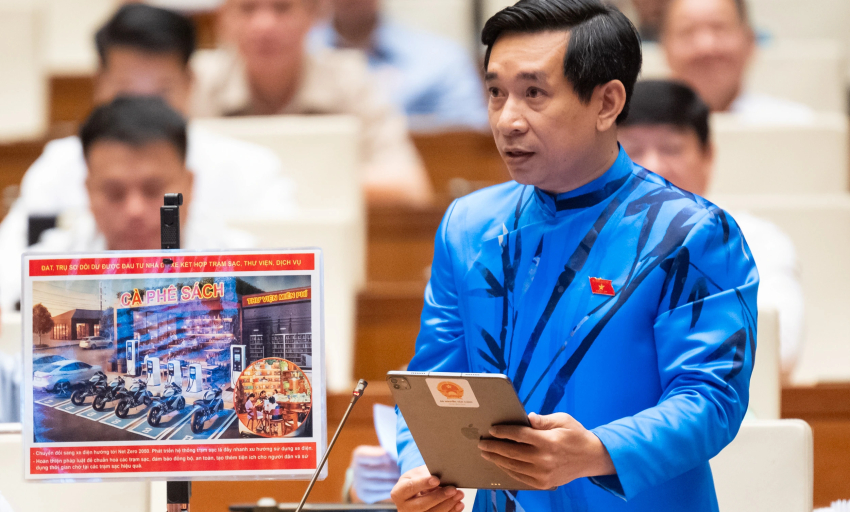 Đề xuất dùng trụ sở dôi dư làm nhà đỗ xe có trạm sạc, thư viện