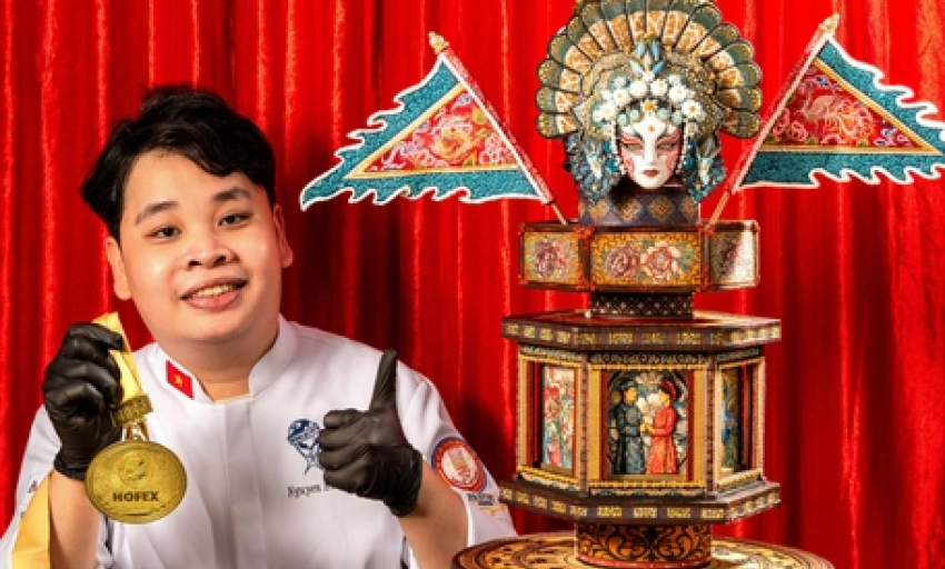 Mang hát bội lên bánh cưới, nghệ nhân 9X giành huy chương vàng quốc tế