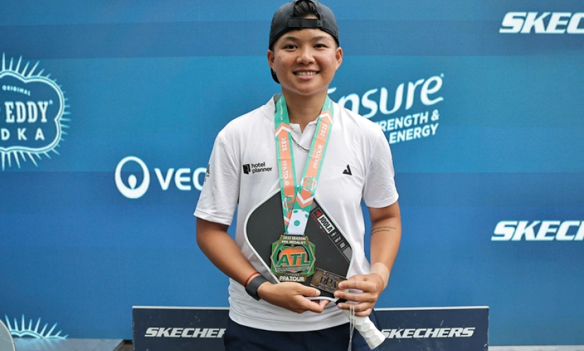 Pickleball Việt Nam có tay vợt nữ leo lên hạng 7 châu Á