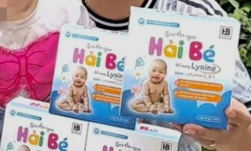 Thu hồi toàn quốc Siro ăn ngon Hải Bé