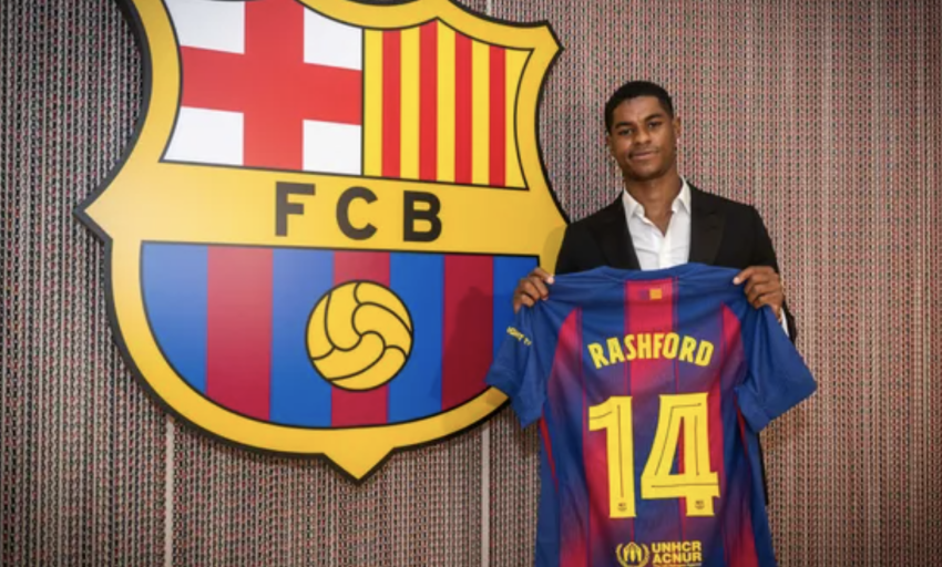 Barcelona công bố hợp đồng và số áo của Marcus Rashford