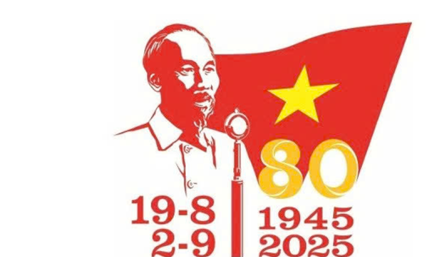 Biểu trưng sử dụng trong hoạt động tuyên truyền Cách mạng Tháng Tám và Quốc khánh 2-9