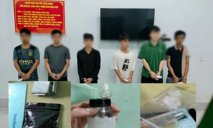 Các bị can 'Sử dụng trái phép chất ma tuý' đầu tiên bị khởi tố