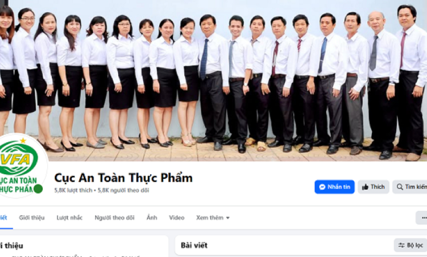 Cảnh báo mạo danh Cục An toàn thực phẩm trên mạng xã hội