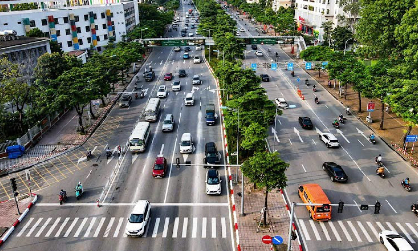 Chính thức vận hành phương án phân luồng đường Võ Chí Công lúc 6 giờ 30 phút ngày 9/7