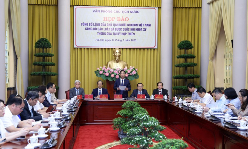 Công bố Lệnh của Chủ tịch nước về 9 luật vừa được thông qua