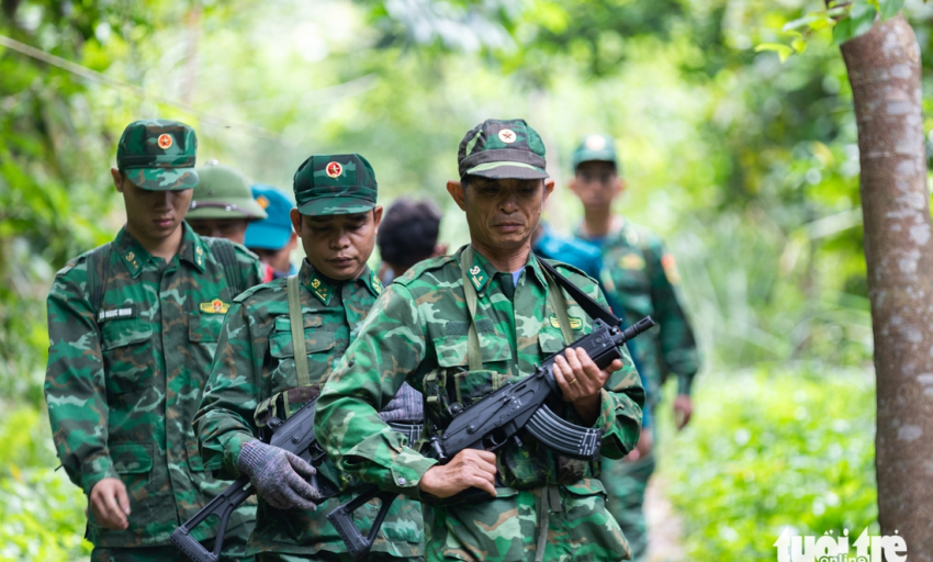 Cột mốc giữa rừng và hành trình 4 ngày tuần tra biên giới của lính biên phòng Quảng Trị