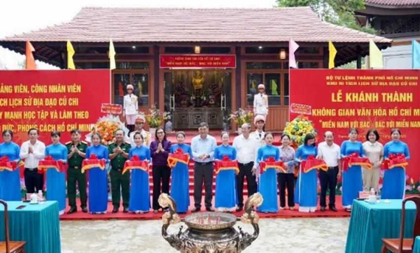 Khánh thành Không gian văn hóa Hồ Chí Minh tại Địa đạo Củ Chi