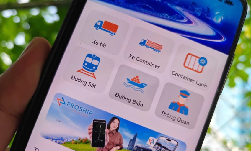 Lần đầu có app đặt xe container, tích hợp cả thủ tục xuất nhập khẩu