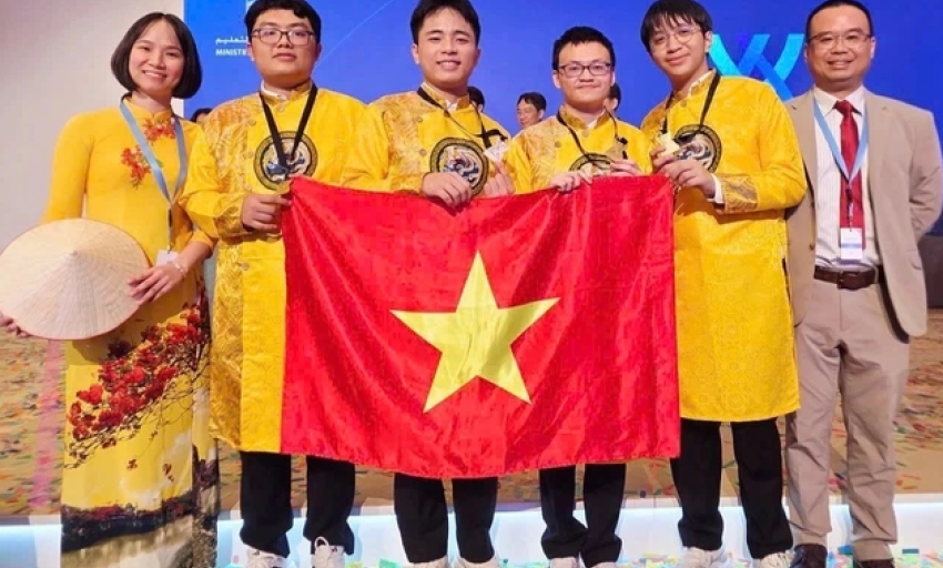 Lần đầu tiên học sinh Việt Nam giành 4 huy chương vàng Olympic hóa học quốc tế