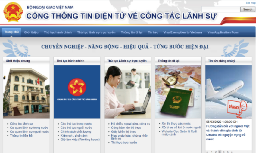 Quy định mới về thủ tục chứng nhận lãnh sự, hợp pháp hóa lãnh sự điện tử
