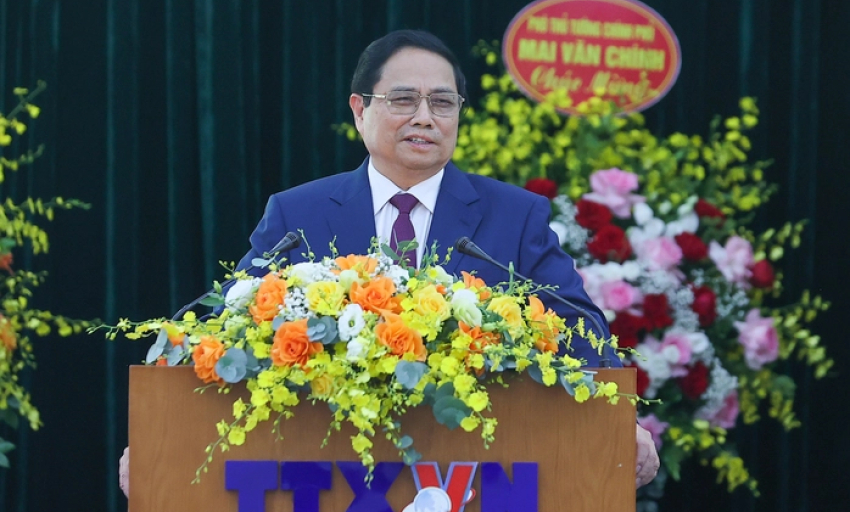 Thủ tướng: Thông tấn xã Việt Nam phải tiên phong trong chuyển đổi số