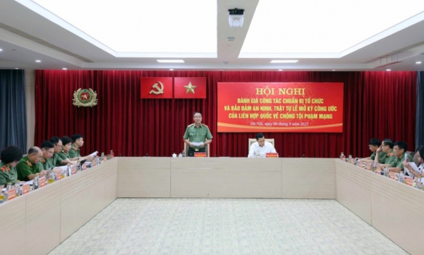 Bảo đảm an ninh, an toàn tuyệt đối Lễ mở ký Công ước của Liên Hợp Quốc về chống tội phạm mạng