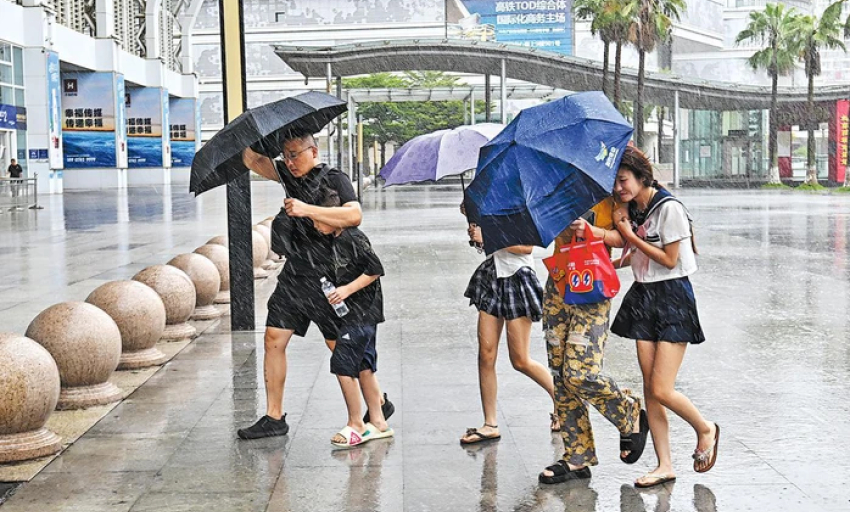 Bão Kajiki (bão số 5) gây mưa lớn, gió mạnh ở nhiều khu vực Trung Quốc