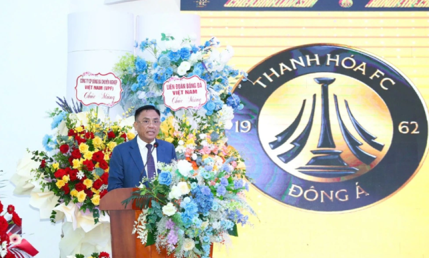 Bầu Đoan phát biểu cực hay, CLB Thanh Hóa ra mắt tân HLV ‘vừa lạ vừa quen’