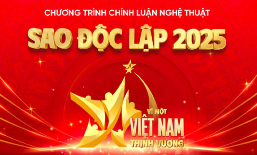 Chương trình nghệ thuật “Sao Độc lập 2025” tôn vinh lòng biết ơn và tự hào dân tộc