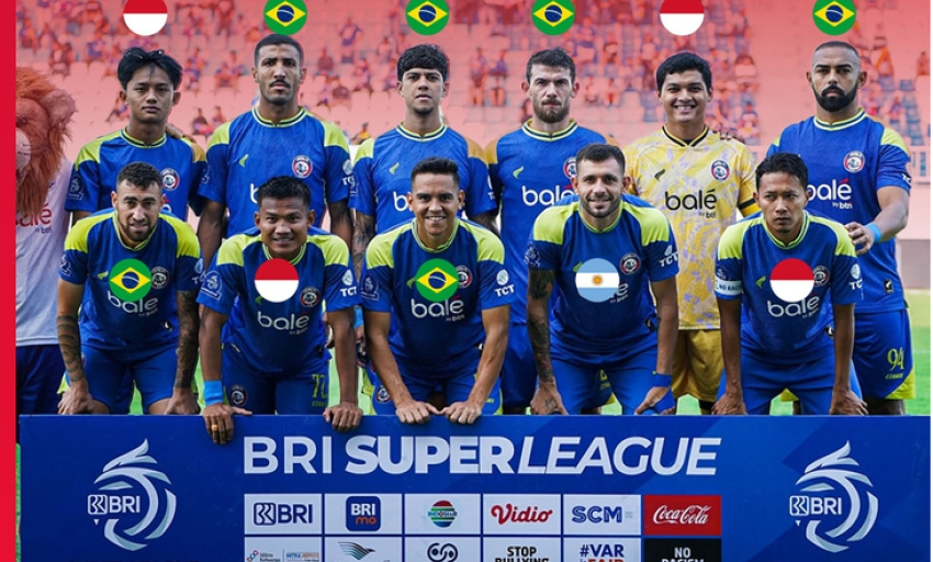 'CLB Brazil' thi đấu ở Giải vô địch bóng đá Indonesia