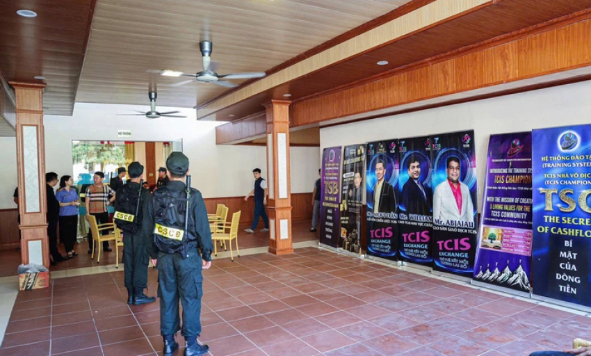 Đánh sập đường dây kiểu đa cấp đầu tư tiền ảo TCIS ngay tại hội thảo quy tụ 200 người