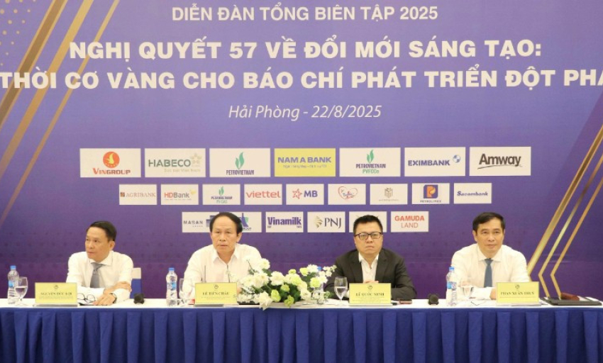 Diễn đàn Tổng Biên tập 2025: Tận dụng tối đa lợi thế từ Nghị quyết 57 để báo chí phát triển đột phá