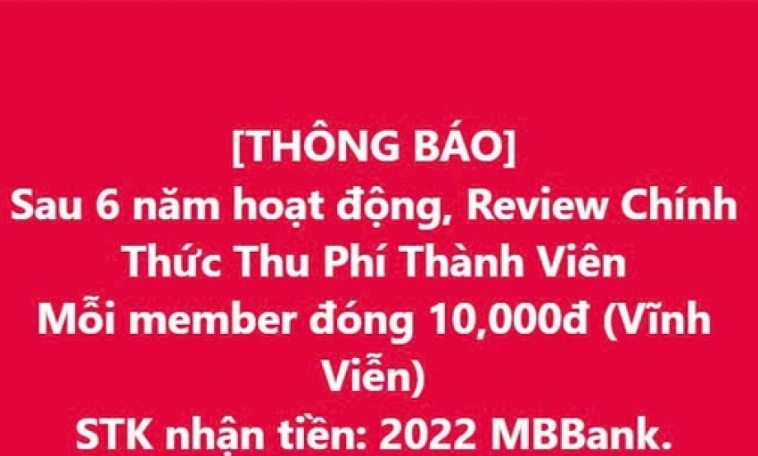 Nhiều hội nhóm Facebook thông báo thu phí, nhưng ai cũng vui vẻ hưởng ứng, vì sao?