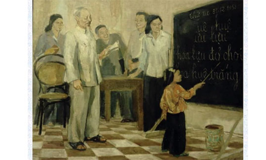 Nhớ Đỗ Hữu Huề, người vẽ Bác Hồ thăm lớp vỡ lòng