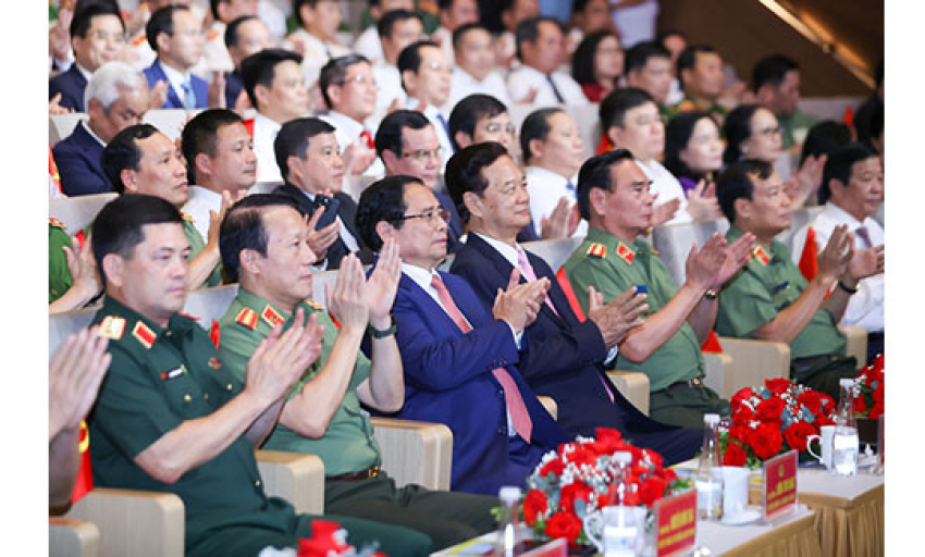 Thủ tướng Phạm Minh Chính dự Đại hội Thi đua 'Vì an ninh Tổ quốc' lần thứ IX