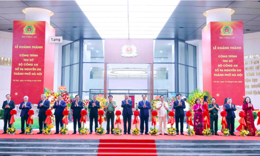 Tổng Bí thư Tô Lâm dự lễ khánh thành trụ sở Bộ Công an