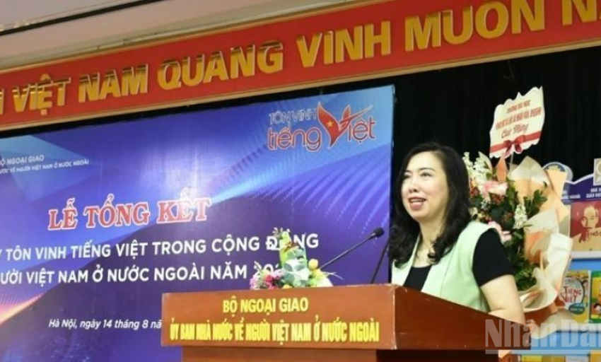 Tổng kết Ngày Tôn vinh tiếng Việt trong cộng đồng người Việt Nam ở nước ngoài năm 2025