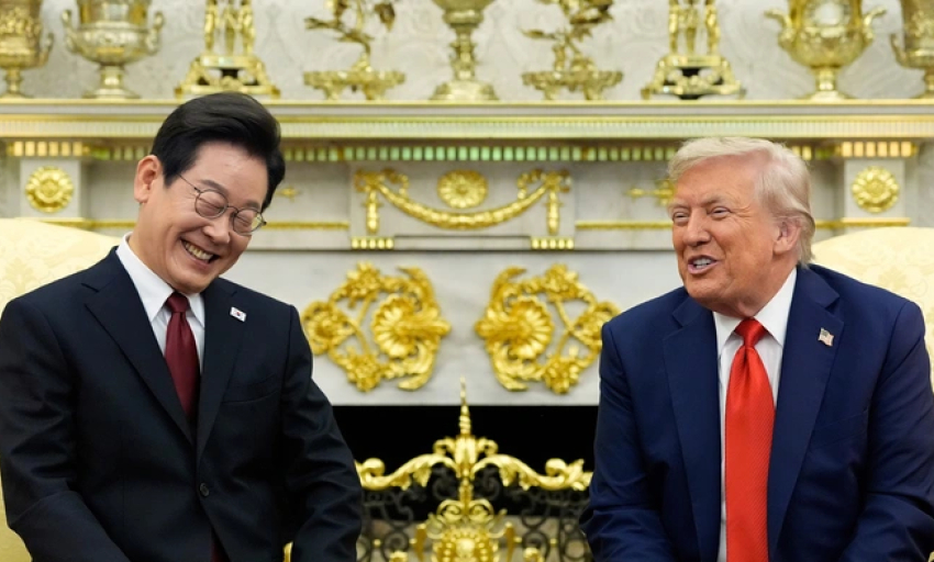 Tổng thống Donald Trump nói muốn gặp ông Kim Jong-un khi tiếp tổng thống Hàn Quốc
