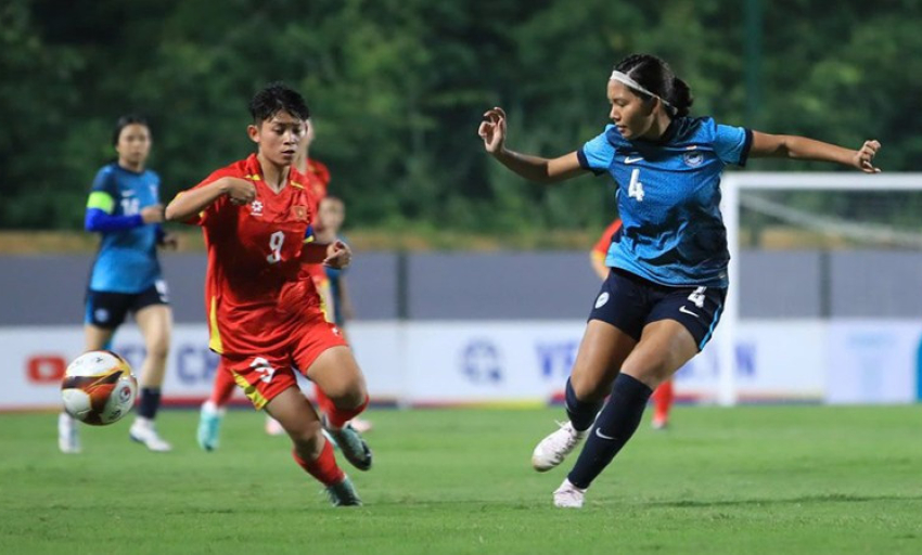 U20 nữ Việt Nam tạm dẫn đầu bảng B vòng loại U20 nữ châu Á 2026