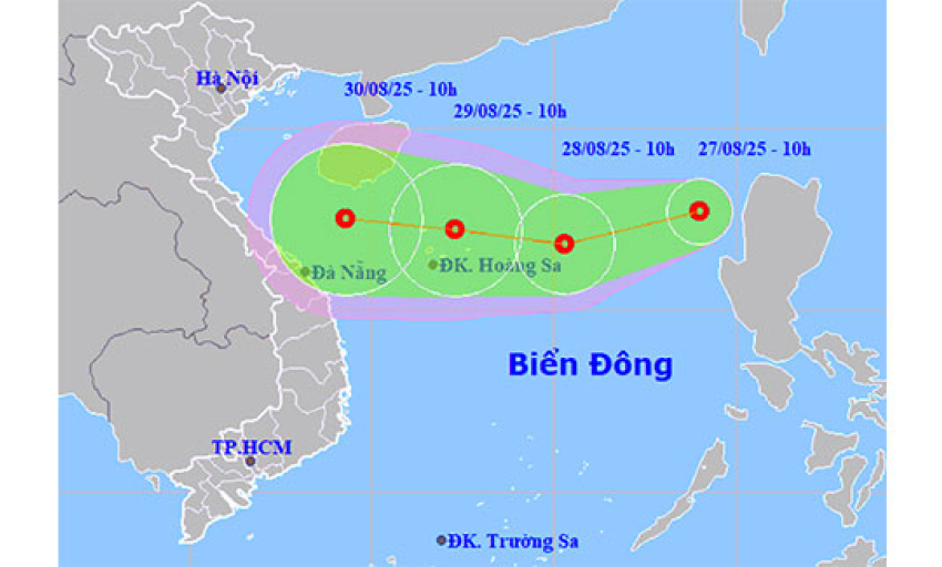 Ứng phó với áp thấp nhiệt đới trên biển Đông