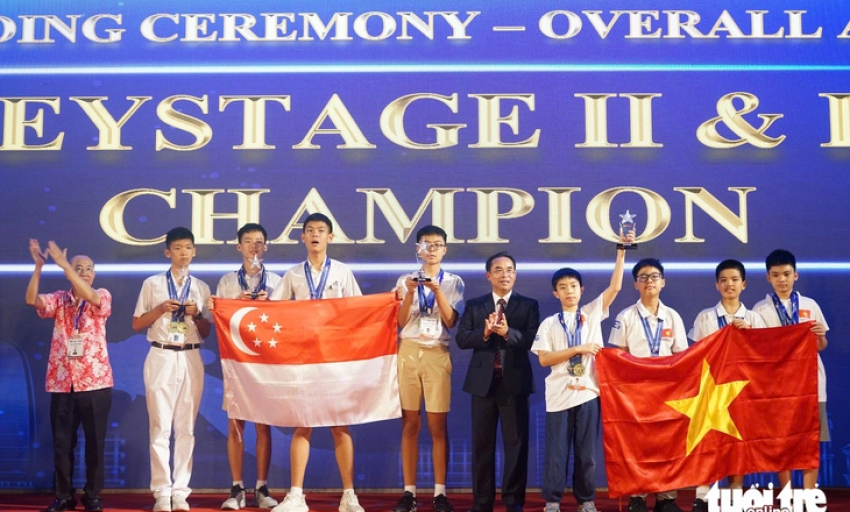 Việt Nam và Singapore vô địch toàn đoàn kỳ thi toán học quốc tế VIMC 2025