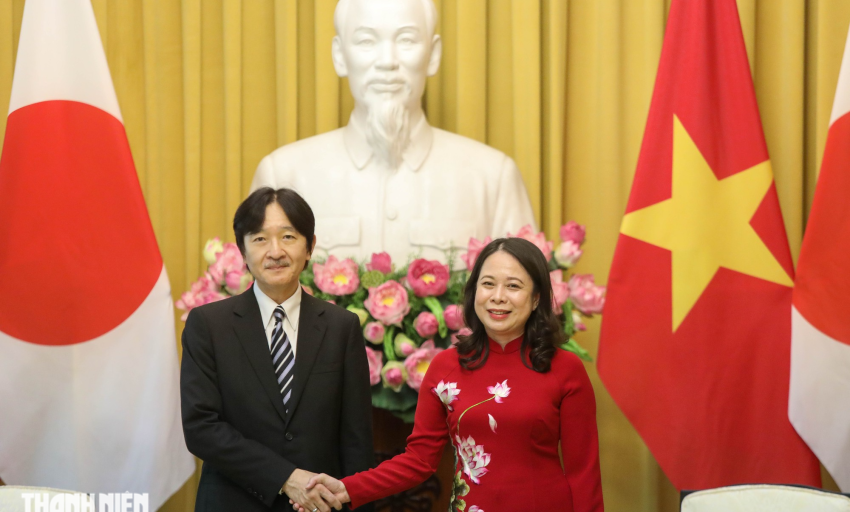 秋篠宮皇太子ベトナム公式訪問の厳粛な歓迎式典