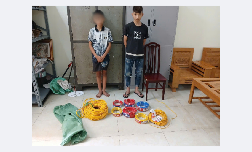 Công an xã Yên Phong điều tra làm rõ, xử lý nghiêm 02 đối tượng về hành vi trộm cắp tài sản
