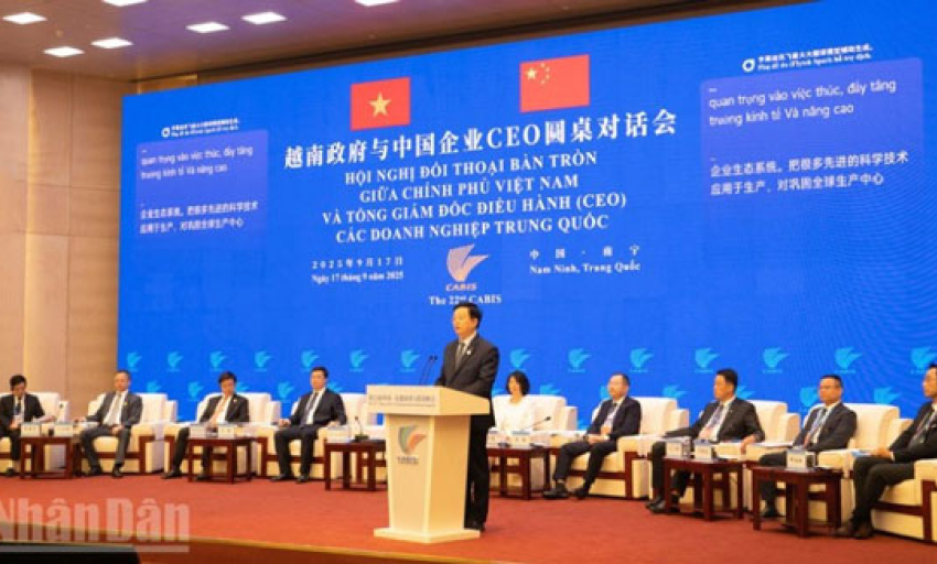 Doanh nghiệp hai nước Việt Nam, Trung Quốc đón nhận nhiều cơ hội hợp tác đầu tư
